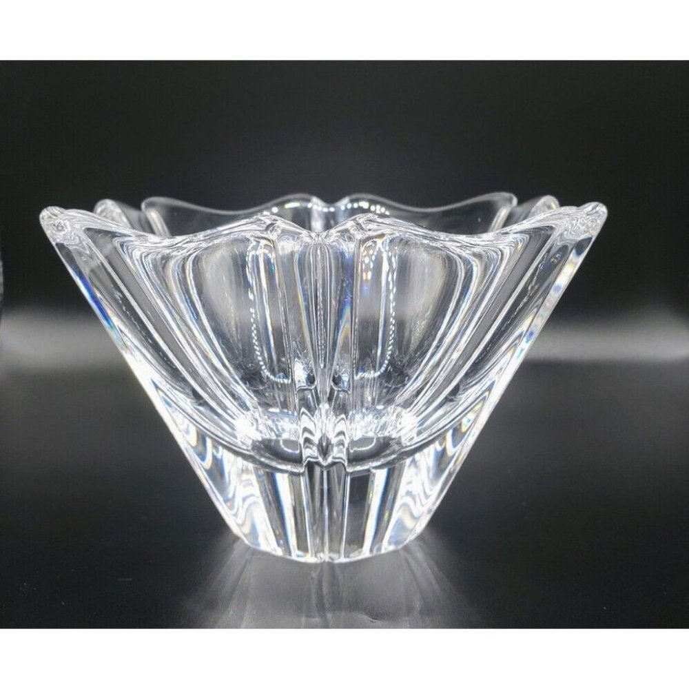 VTG ORREFORS SIGNED SWEDISH CRYSTAL LARS HELLSTEN DESIGN ORION BOWL DECORATIVE